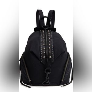 Rebecca Minkoff Julian Studded Nylon Backpack, Black